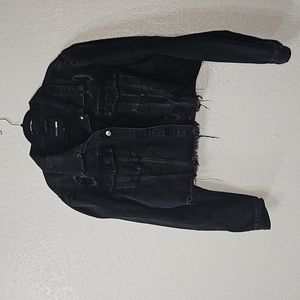 Black jean jacket